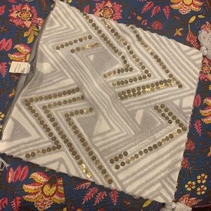 Anthropologie pillow cover  18” x 18”